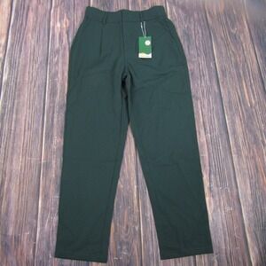 Halara NEW NWT Womens Small Green Straight Leg Pants Yoga Gym Workout